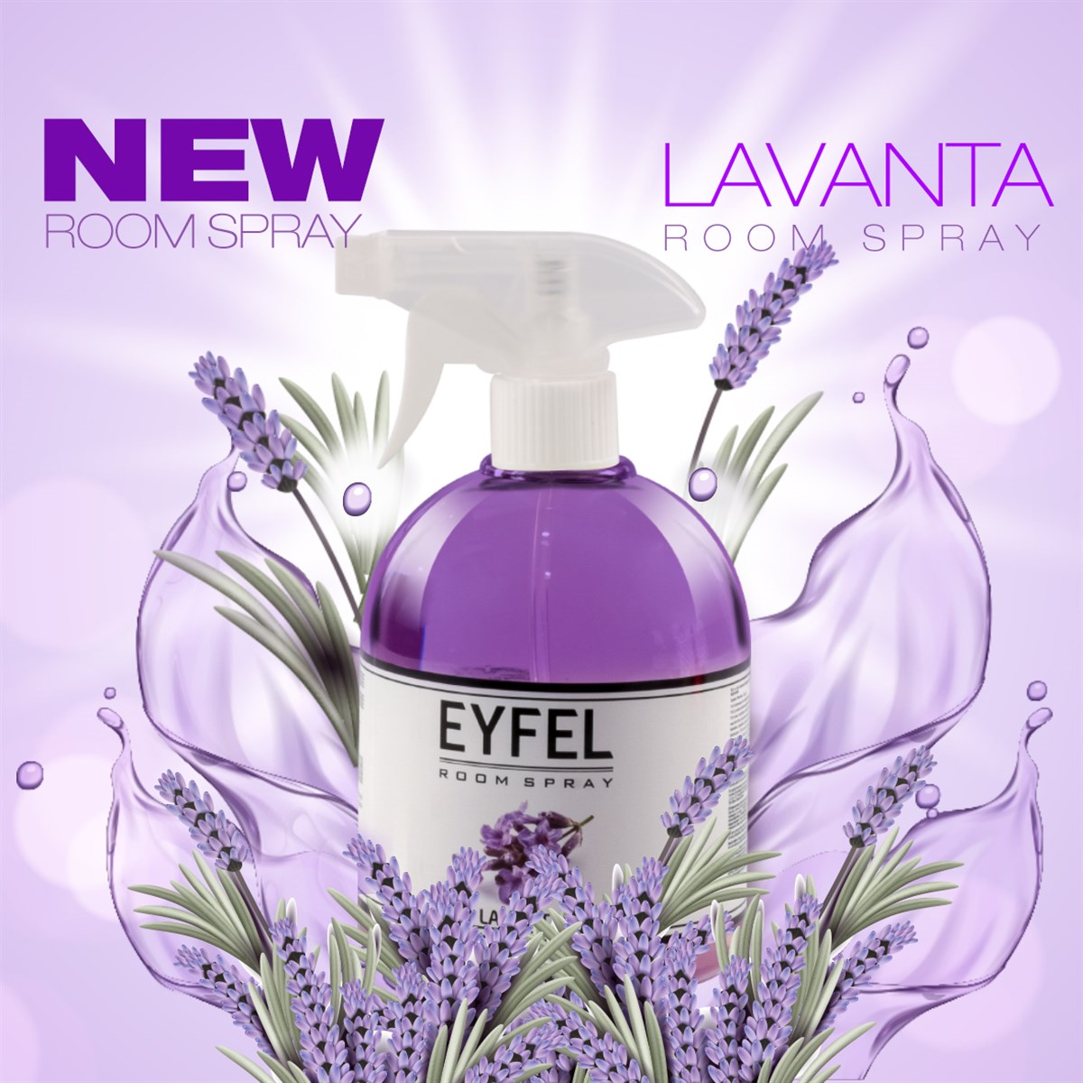 Eyfel „Lavender” purškiamas namų kvapas
