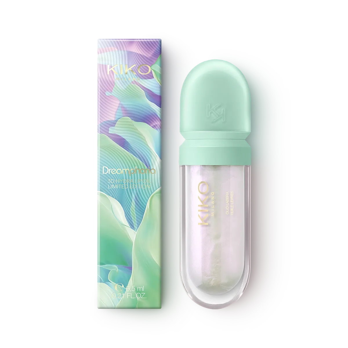 „01 Frosted Lilac” lūpų blizgis-aliejus su spalva (Dreamphoria kolekcija)-3