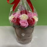 Muilo gėlių puokštė „Red&Pink”-1