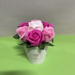 Muilo gėlių puokštė „Balta 7”