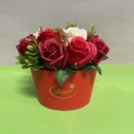 Muilo gėlių puokštė „Raudonas laivelis”-15