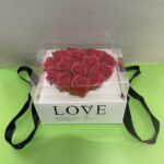 Muilo gėlių puokštė „Love RED”